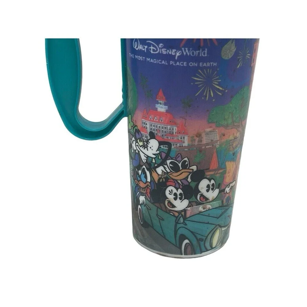 2024 Walt Disney World Resort Reusable Refillable Mug Mickey & Friends- BLUE